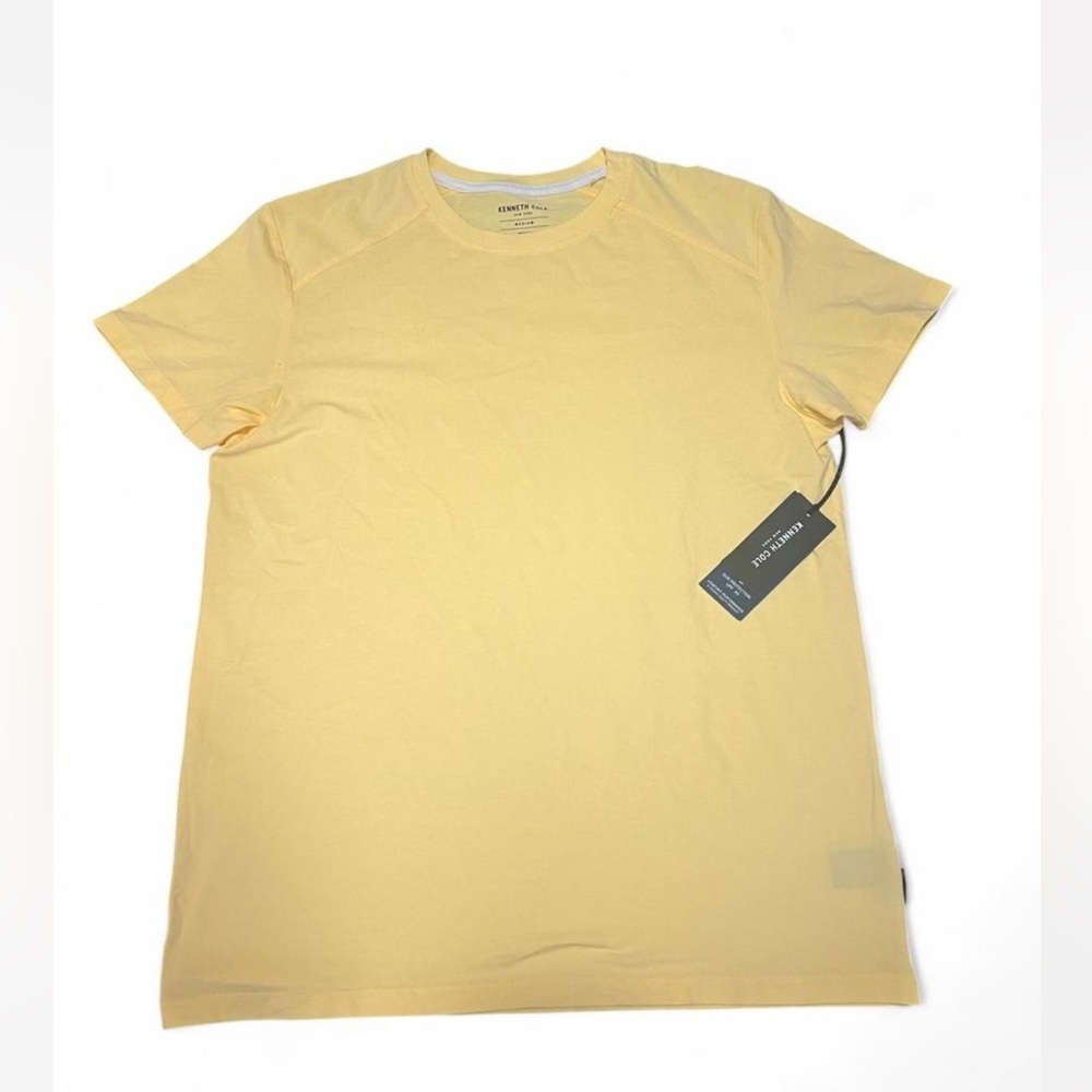 Kenneth Cole Light Yellow Short Sleeve Tee